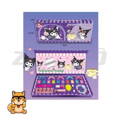 Maquillaje grande kuromi + esmalte