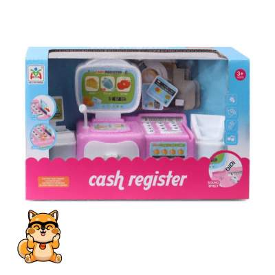 Caja registradora rosa/azul
