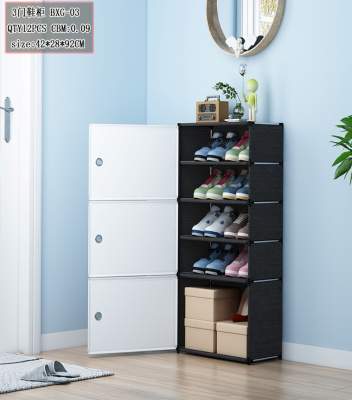 Zapatero de tela 3 puertas