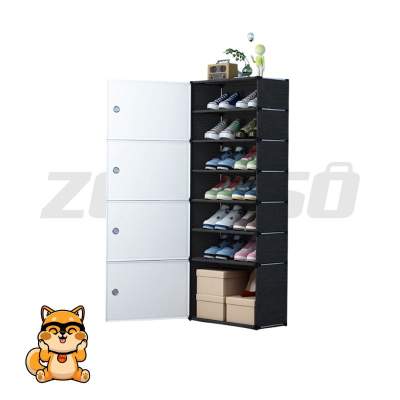 Zapatero de tela 4 puertas