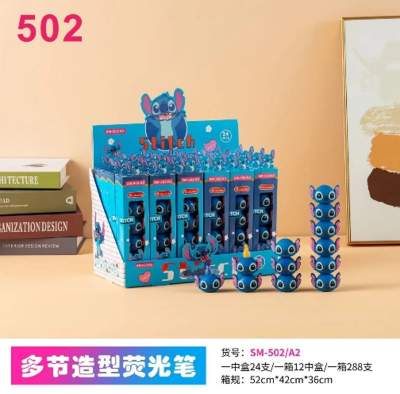 Resaltador stitch (venta minima x 24)