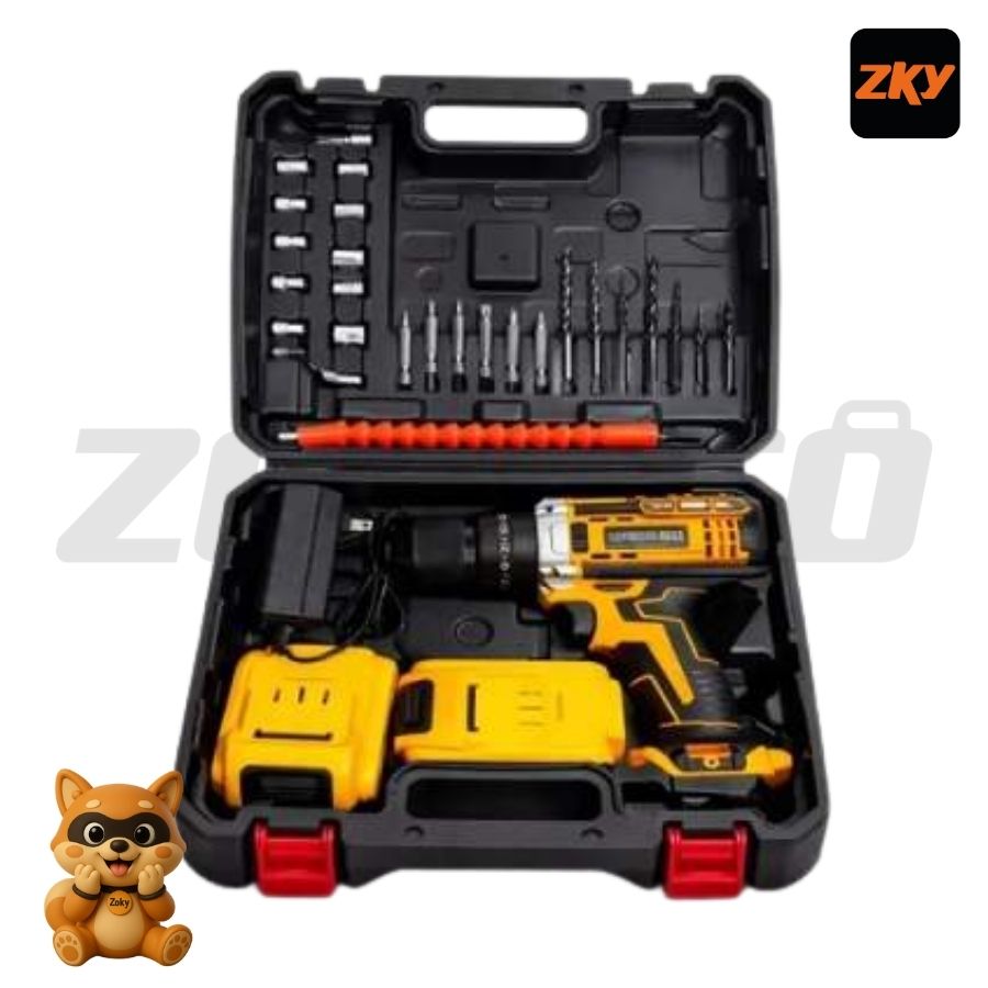 Destornillador electrico doble bateria