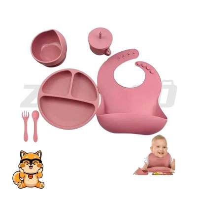 Vajilla para bebes silicona