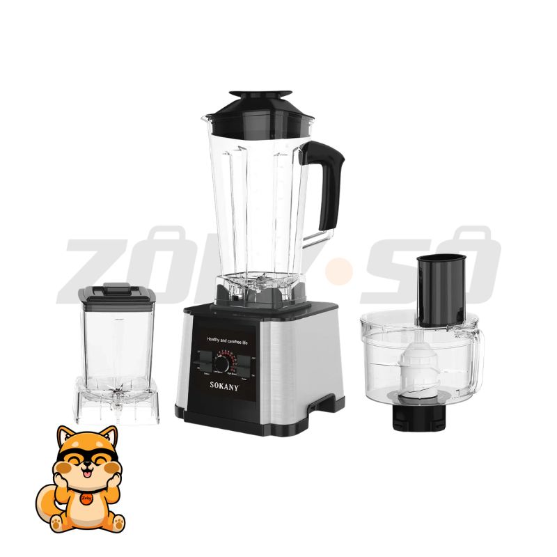 Licuadora mas picadora 2 litros sokany sk-03073