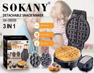 Waflera 3 en 1 sokany sk-08006