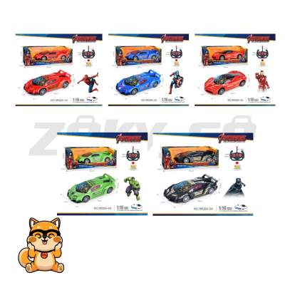 Carro deportivo super heroes control remoto