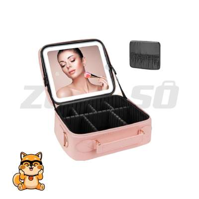 Organizador de maquillaje maletin con espejo